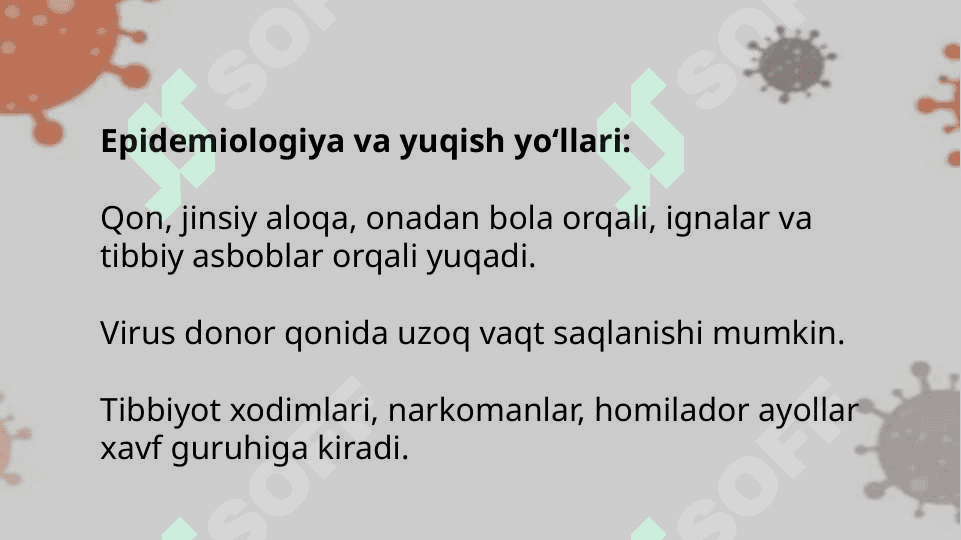 Gepatit A B C D E qo’zg’atuvchilari haqida maʼlumot 8