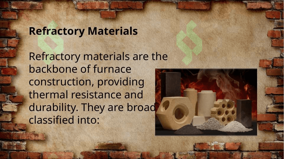 Furnace construction materials 7