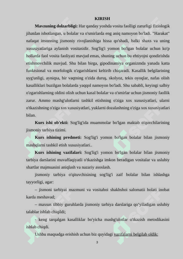 Sog’ligi zaif o’quvchilar bilan jismoniy mashqlar tashkil etish 3
