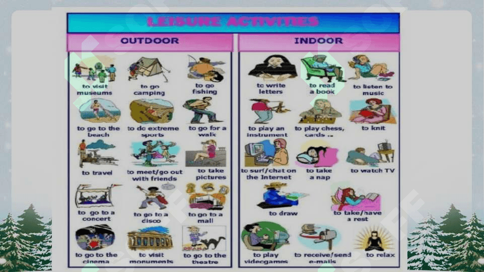 Leisure activities 4