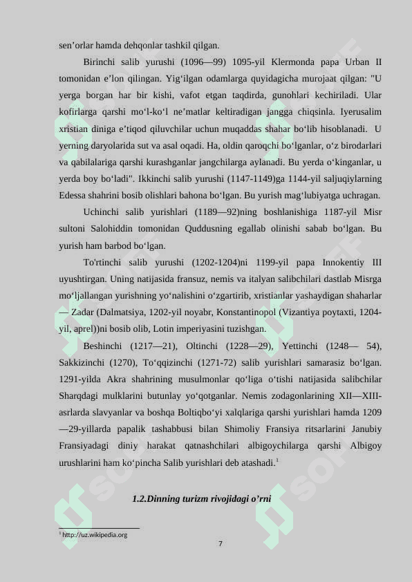 Dinning turizm bilan chambarchas bog’liqligi 7