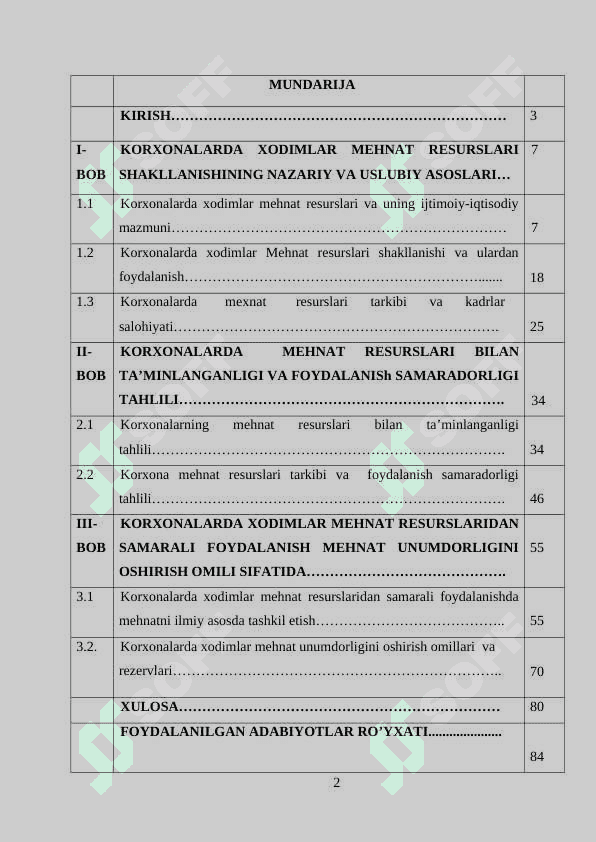 Korxonalarda xodimlar mehnatini samarali tashkil etish va boshqarish 2