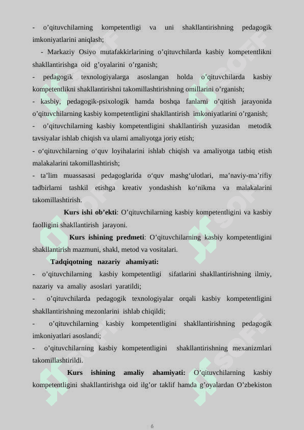 O’qituvchilarning kasbiy kompetentligi va uni shakllantirish 6