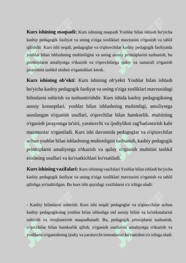 YOSHLAR BILAN ISHLASH BOʻYICHA KASBIY PEDAGOGIK FAOLIYAT VA UNING OʻZIGA XOSLIKLARI 5