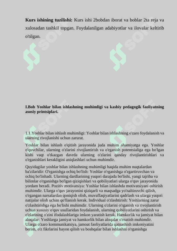 YOSHLAR BILAN ISHLASH BOʻYICHA KASBIY PEDAGOGIK FAOLIYAT VA UNING OʻZIGA XOSLIKLARI 8
