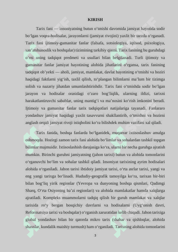 Tarix darslarida tarixiy faktlarning o‘rni. Mazmun va mohiyati 3