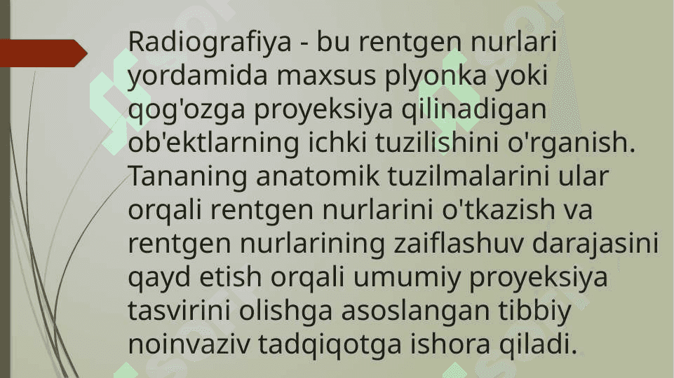 Nafas a’zolari kasalliklaridagi funksional-instrumental tekshiruvlar: Rentgenogrammalar interpretatsiyasi 3