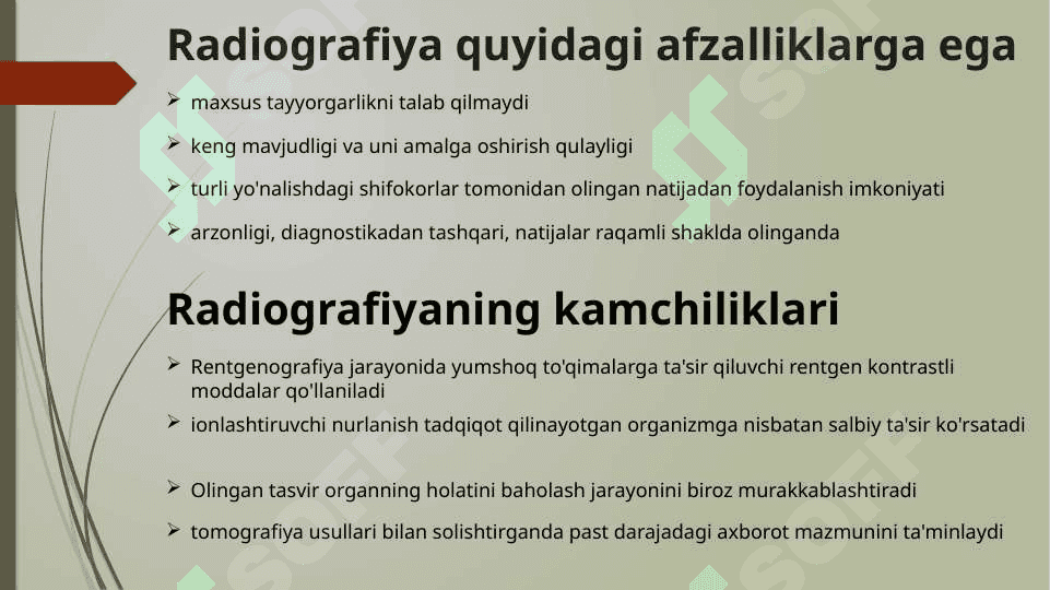 Nafas a’zolari kasalliklaridagi funksional-instrumental tekshiruvlar: Rentgenogrammalar interpretatsiyasi 4