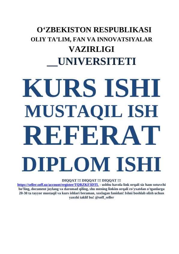 ANIQ INTEGRALLARNI TAQRIBIY HISOBLASH