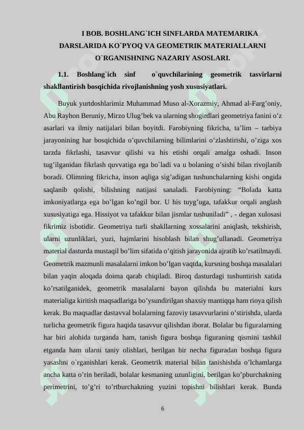 BOSHLANG`ICH SINF O`QUVCHILARIGA KO`PYOQ MODELLARINI   O`RGATISHDA PEDAGOGIK TEXNOLOGIYALARDAN FOYDALANISH 6