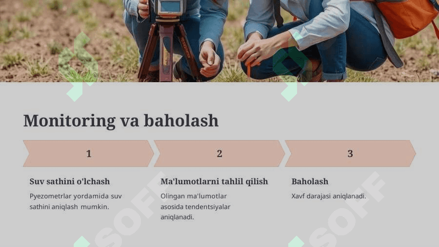 Yer osti suvlari sathining ko'tarilishi: Muammolar va yechimlar 4