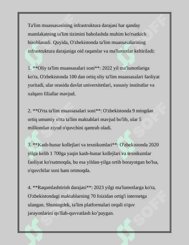 TALABALAR HAYOTI VA FAOLIYATINI O'ZGARTIRUVCHI ASOSIY OMILLAR 6