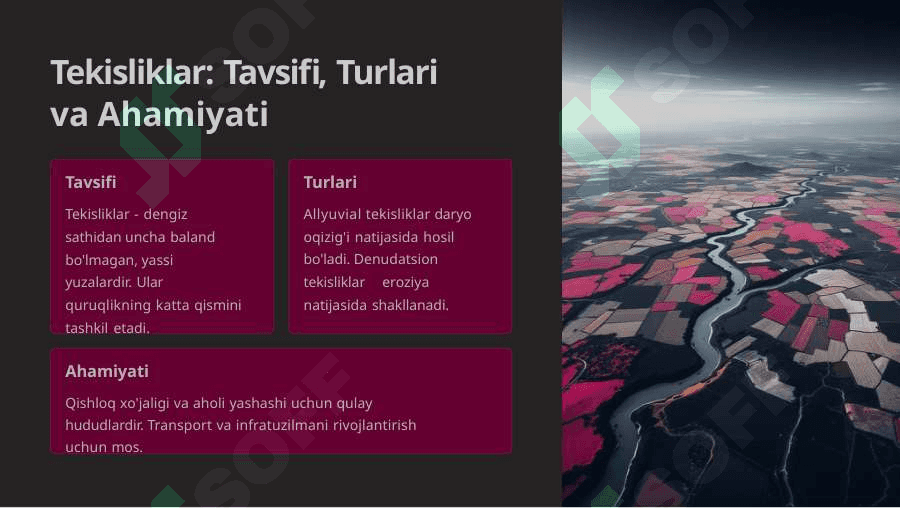 Yer Relyefining Asosiy Shakl va Turlari 3