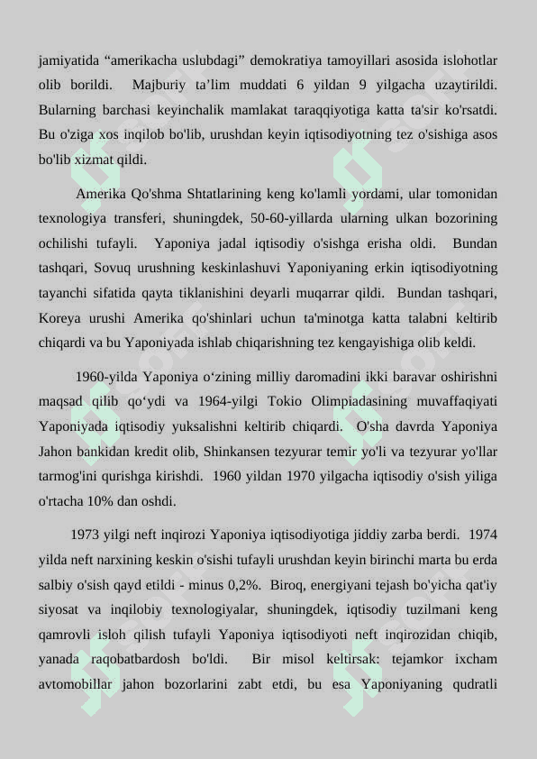 Yaponiya iqtisodiyoti va raqamli iqtisodiyotini rivojlantirish bosqichlari 7