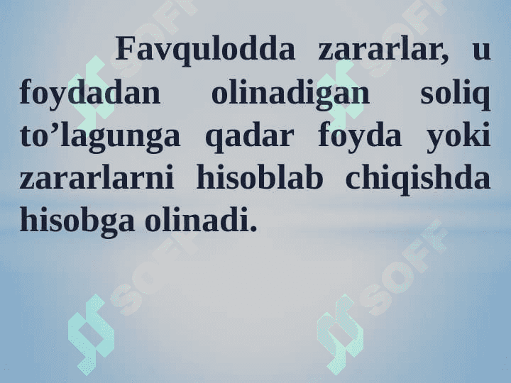 Xarajatlarni turkumlash 8