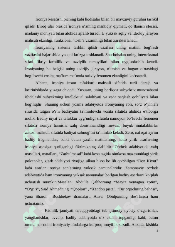 O‘ZBEK TILIDA IRONIYA VA UNING IFODA VOSITALARI 5