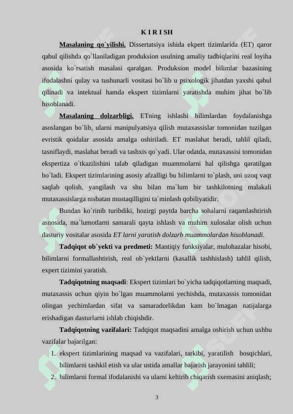 Ekspert tizimlаrining vаzifаlаri vа mаqsаdi 3