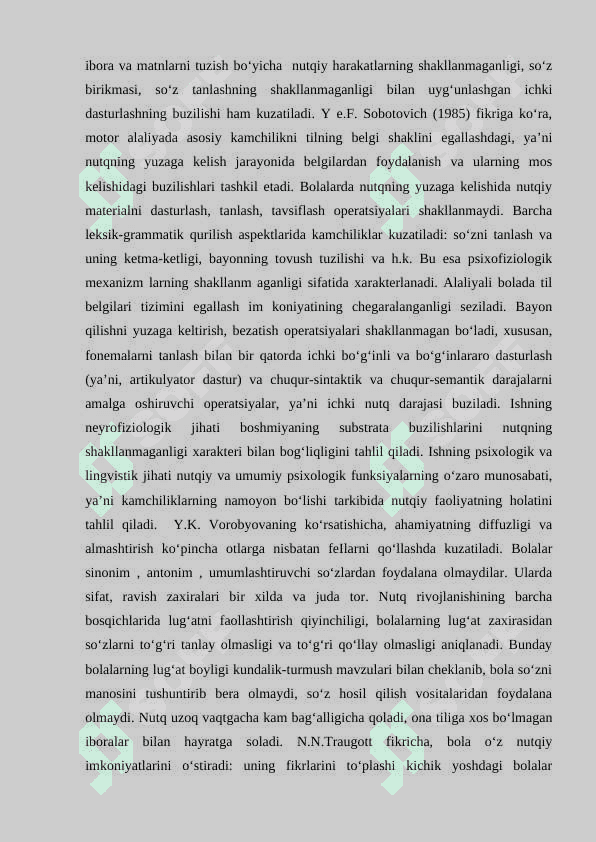 Motor alaliyani bartaraf etishda korreksion-logopedik ish 6