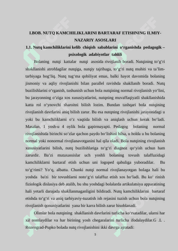 NUTQ KAMCHILIGINI BARTARAF ETISHDA LOGOPEDIK RITMIKANI O‘RNI 5