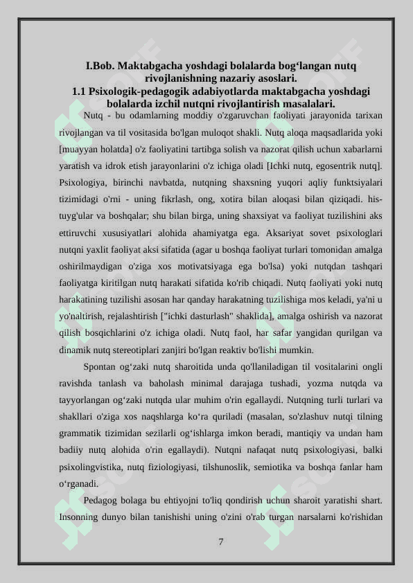 Ontogenezda bog'langan nutqni shakllanishining asosiy yo'llari 7