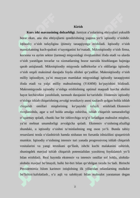 Ishsizlik tushunchasining iqtisodiy mazmuni 2