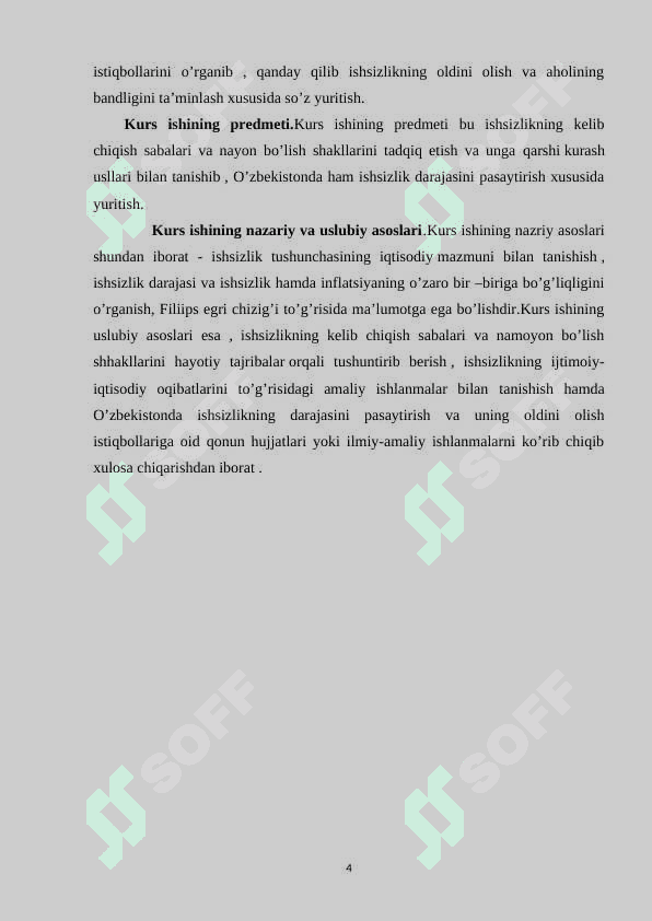 Ishsizlik tushunchasining iqtisodiy mazmuni 4