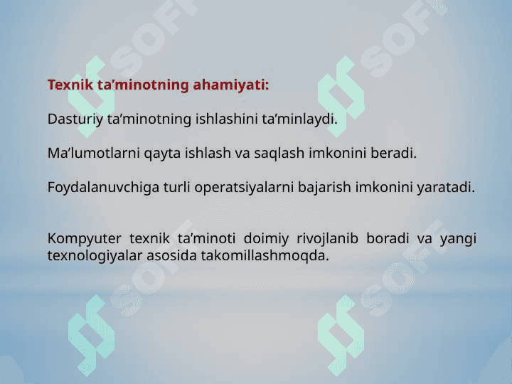 Komyuterning texnik ta’minoti 5