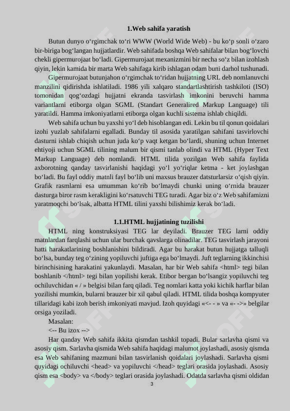 mehmonxona web sayti PhpMyAdminda baza yaratish 3