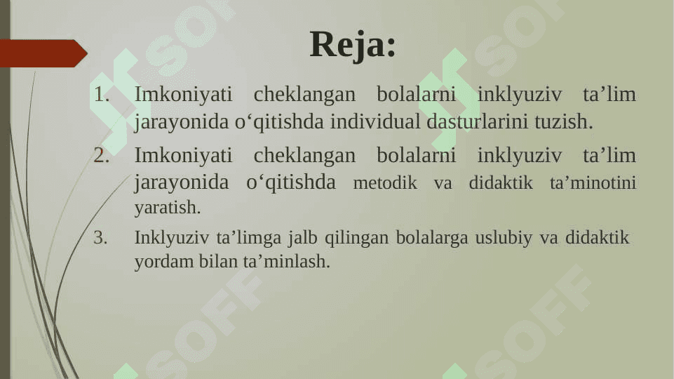 Imkoniyati cheklangan bolalarni inklyuziv ta’limga jalb etishda TPPK ning roli. 2