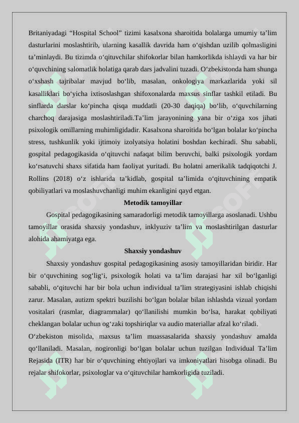 Gospital pedagogika fanining uslubiy asoslari 6