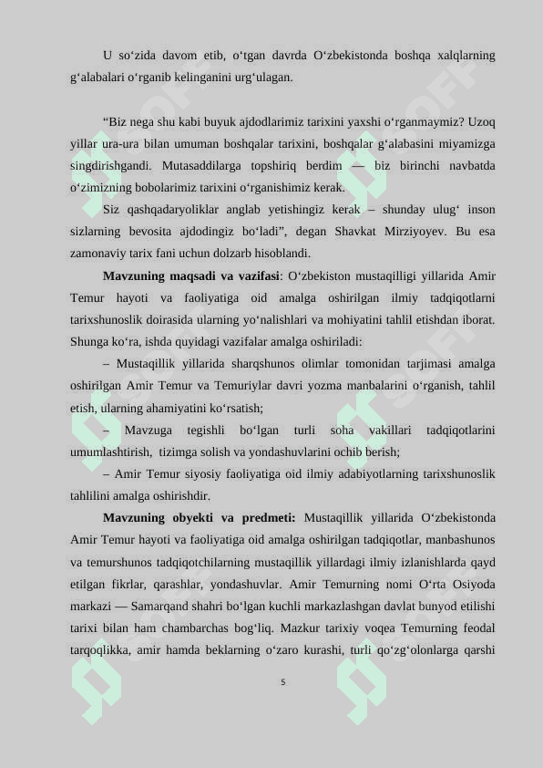 Amir Temur davlatning tashkil topishi 5