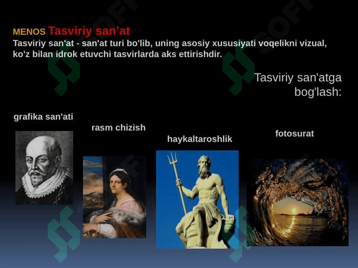 San’at turlari slayd 5