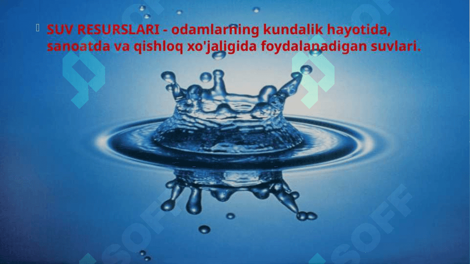 Quruqlik suvlarini muhofaza qilish slayd 3