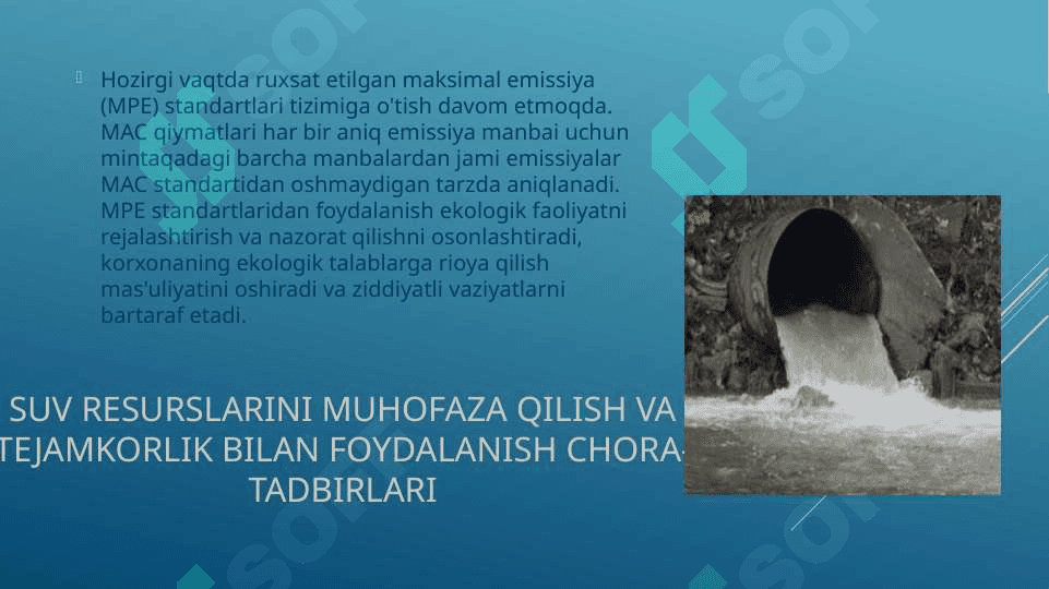 Quruqlik suvlarini muhofaza qilish slayd 8