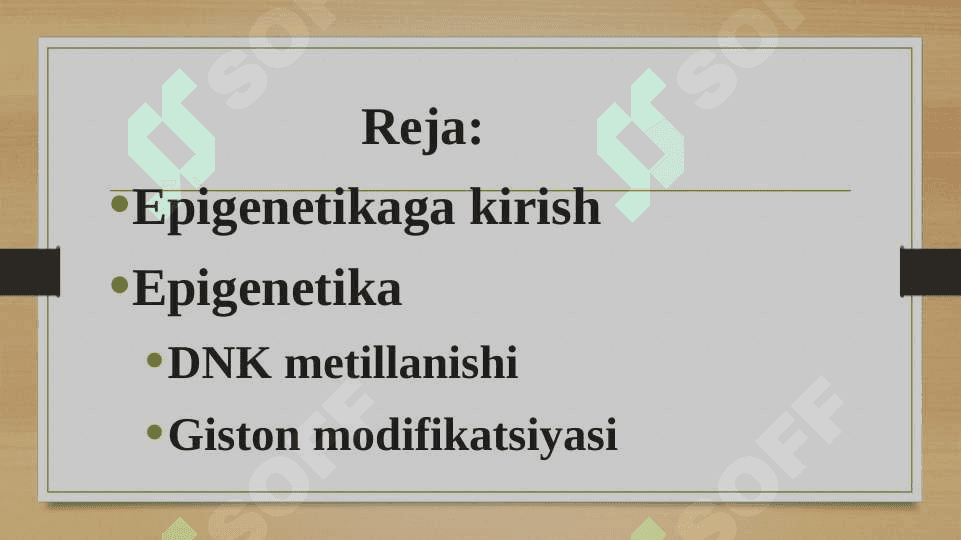 Epigenomika 2