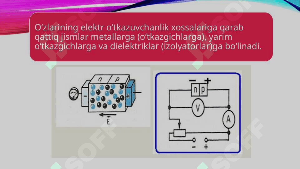 Yarim o’tkazgich va yarim o’tkazgich kontakt 2