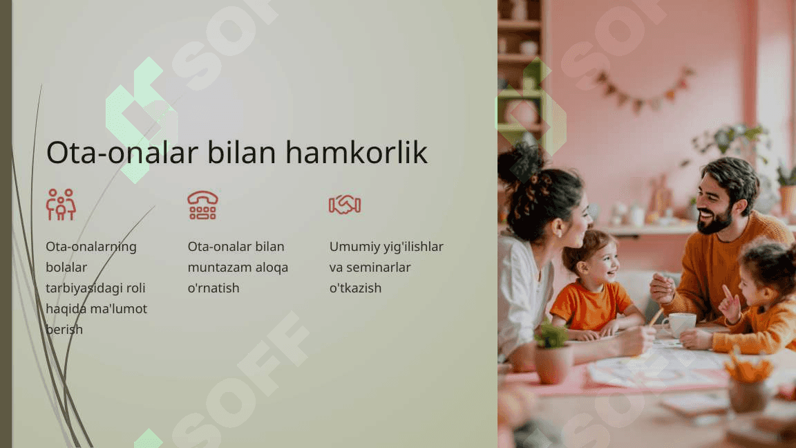 Maktabgacha ta'lim tashkilotida ta'lim – tarbiya ishlari 6