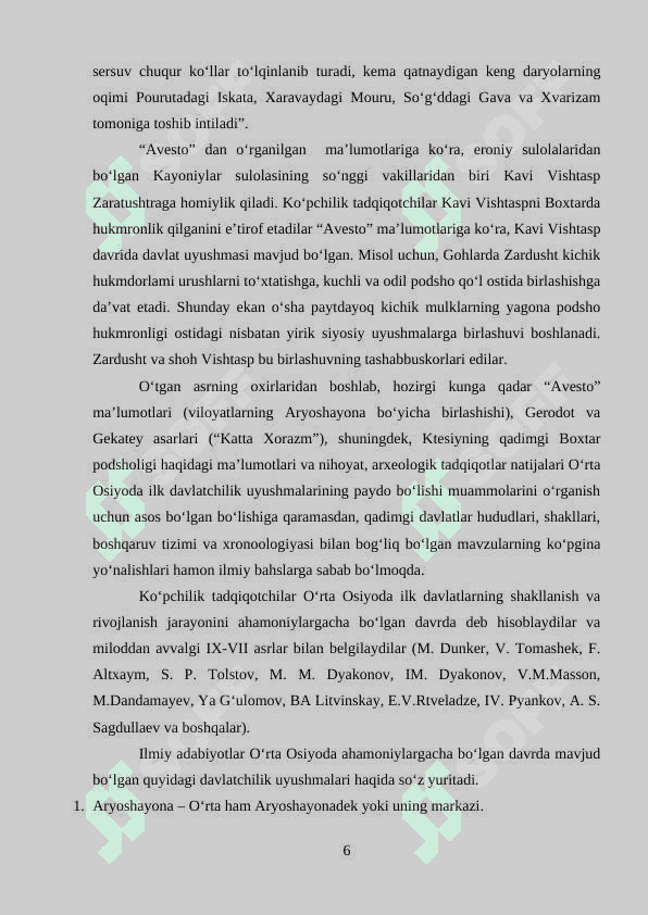 Xorazmshohlar davlati tarixi tarixshunosligi 6
