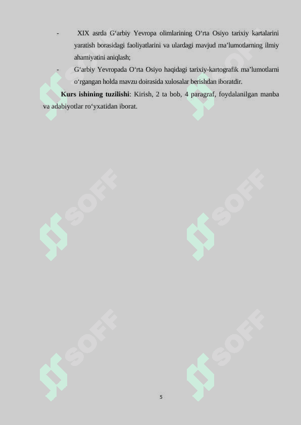 O‘RTA OSIYO TARIXIGA OID  YEVROPADA YARATILGAN KARTOGRAFIK 5