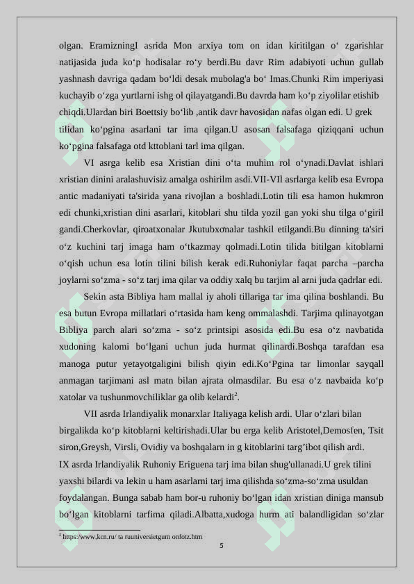 Musulmon Sharqida tarjima ishini shakllanishi tarixiga oid tadqiqotlar 5