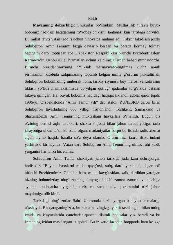 Temuriylar davri tarixiga oid muxim manbalar 2