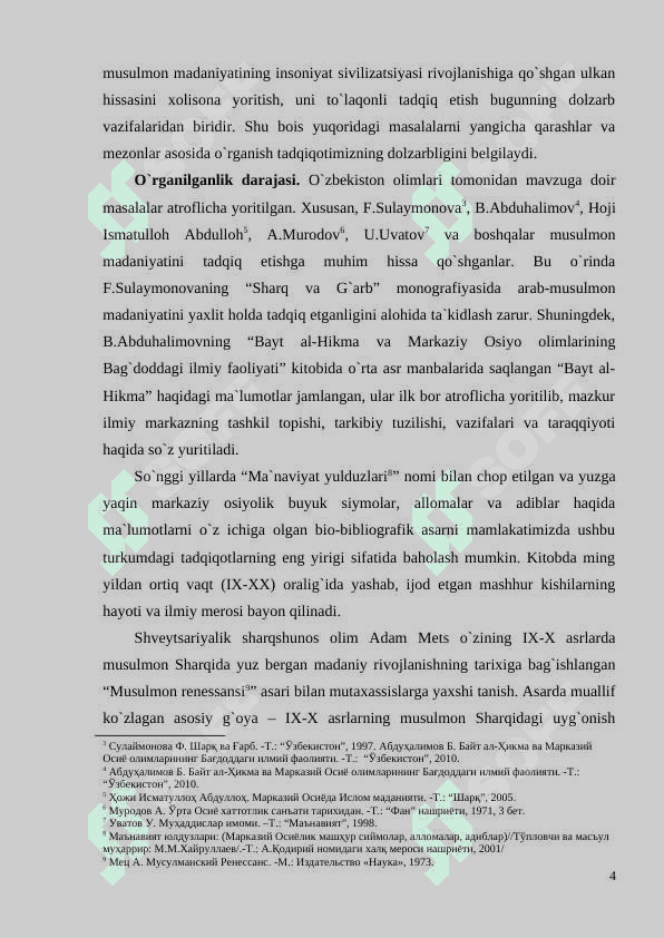 Ilk musulmon tarixnavislik maktabi 4