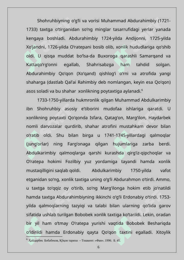 Qoʻqon xonligida davlat boshqaruvi 6