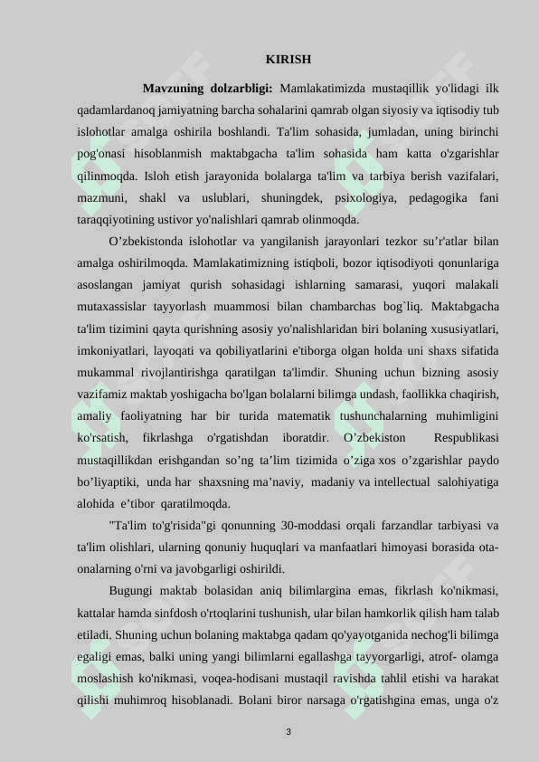 Maktabgacha talim tashkilotlarida turli yosh guruxlarda bolalarni vaqt bo’yicha mo'ljalga olishga o'rgatish 3