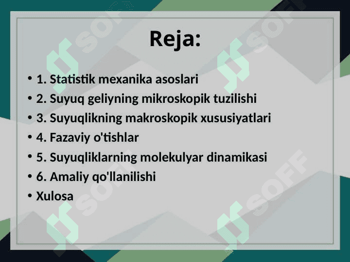 Suyuq geliyning statistik nazariyasi 2