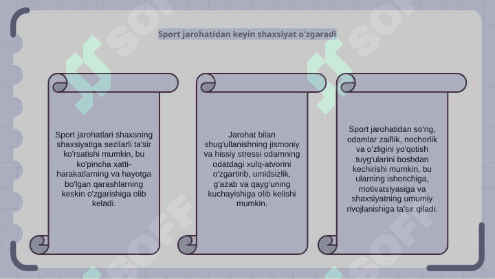 Sport jarohatlarining shaxs xulq-atvoriga ta'siri 6