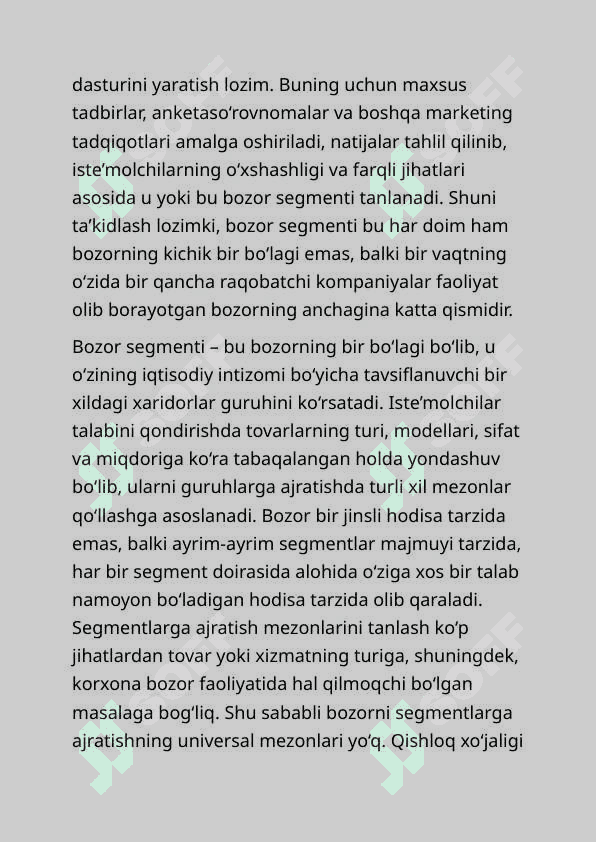 Bozor segmentatsiyasi 4