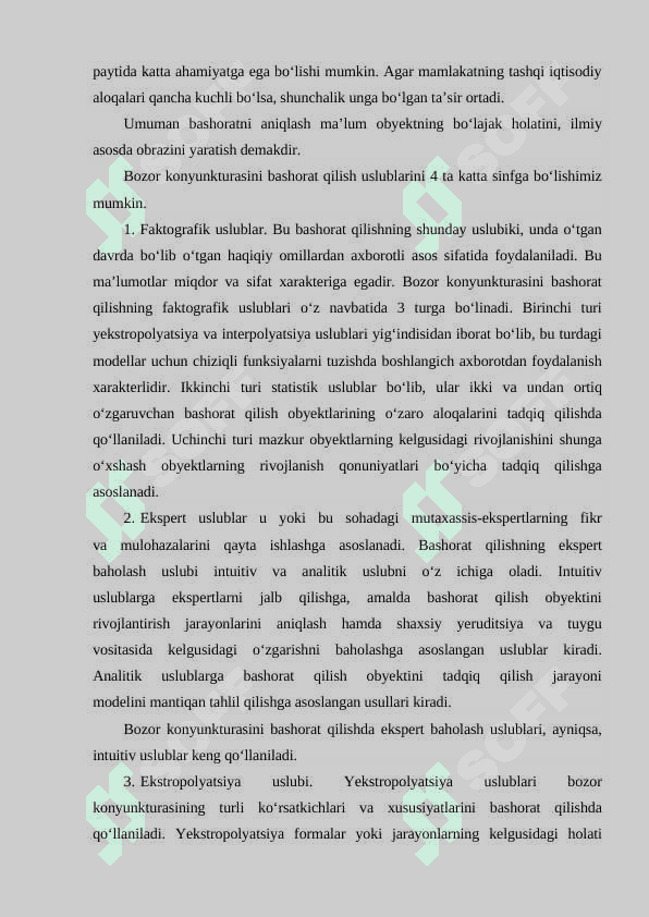 Bozorni kompleks o‘rganish 5