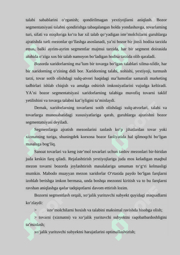 Bozorni kompleks o‘rganish 7