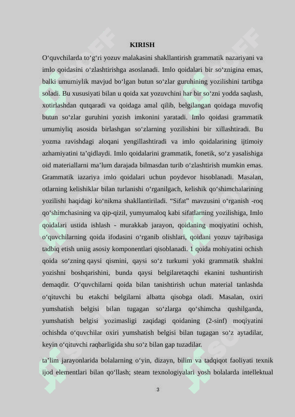 Boshlangʻich sinflarda imloviy sezgirlikni oʻstirish 2